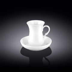 чашка чайная и блюдце в турецком стиле 100 мл wl‑993235/ab Wilmax (photo 1)