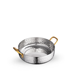 Мини-сковородка сервировочная круглая с ручками wl‑554103/s Wilmax (photo 1)