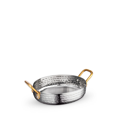 Мини-сковородка сервировочная овальная с ручками wl‑554105/s Wilmax (photo 1)