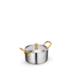 Мини-кастрюля сервировочная с ручками и крышкой wl‑554143/s Wilmax (photo 1)