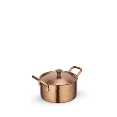 Мини-кастрюля сервировочная с ручками и крышкой wl‑554243/s Wilmax (photo 1)