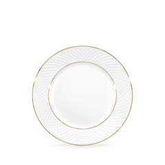 тарелка обеденная с золотыми линиями 25,5 см wl‑880.102.104/a Wilmax (photo 1)