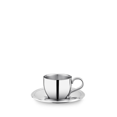 чашка кофейная двустенная и блюдце 80 мл wl‑517.230.115/ab Wilmax (photo 1)