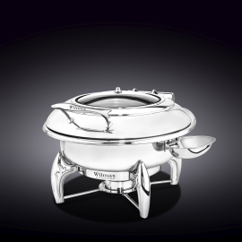 Glass Lid Round Chafing Dish with Stand WL‑559911/AB