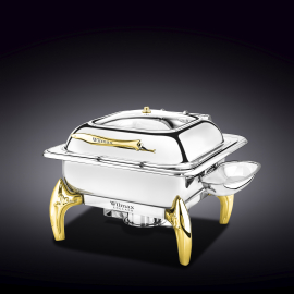 Glass Lid Square Chafing Dish with Stand WL‑559922/AB