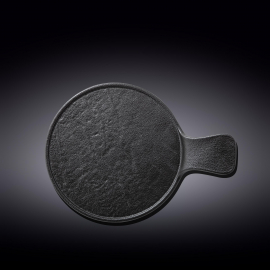 Round Serving Dish with Handle WL‑661137/A, Colour: Black, Centimetres: 30.5 x 21/5