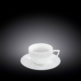 Cappuccino Cup & Saucer In Colour Box WL‑880106‑JV/6C