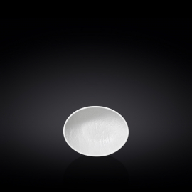 Oval Dish WL‑661517/A, Colour: White Matt, Centimetres: 8 x 6 x 3