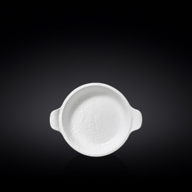 Round Baking Dish WL‑661541/A, Colour: White Matt, Centimetres: 18.5 x 15, Millilitres: 300