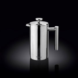 Double Wall French Press in Colour Box WL‑551006/1C, Color: Silver, Mililiters: 800