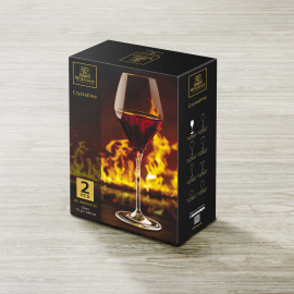 Wine Glass Set of 2 in Colour Box WL‑888045/2C, Millilitres: 440