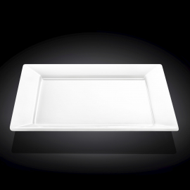 Square Platter WL‑991224/A, Colour: White, Centimetres: 29.5 x 29.5