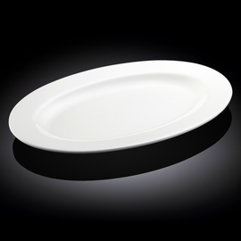 Oval Platter WL‑992027/A, Colour: White, Centimetres: 40.5