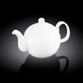Tea Pot in Colour Box WL‑994017/1C, Colour: White, Millilitres: 800