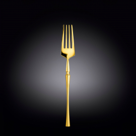 Вилка столовая 20,5 см на блистере WL‑999517/1B, Цвет: Золотой