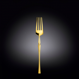 Dessert Fork on Blister Pack WL‑999522/1B, Colour: Gold