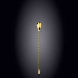Ложка барная на блистере 30 см WL‑552505/1B, Цвет: Золотой