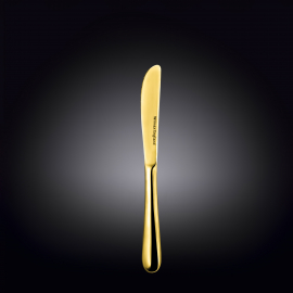 Dessert Knife on Blister Pack WL‑999154/1B, Color: Gold