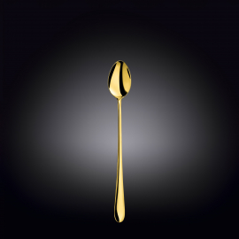 Ложка коктейльная 19,5 см на блистере WL‑999157/1B, Цвет: Золотой
