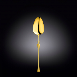 Ложка десертная 18,5 см на блистере WL‑999523/1B, Цвет: Золотой