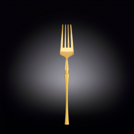 Table Fork on Blister Pack WL‑999562/1B, Color: Gold Matt