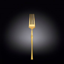 Dessert Fork on Blister Pack WL‑999567/1B, Colour: Gold Matt