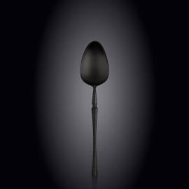 Ложка десертная 18,5 см на блистере WL‑999583/1B, Цвет: Черный матовый