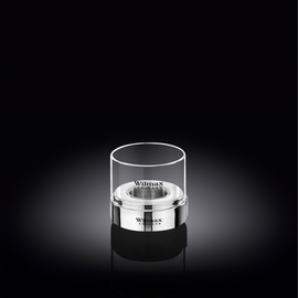 Candlestick WL‑551310/A, Colour: Silver, Centimetres: 8 x 7