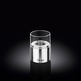 Candlestick WL‑551311/A, Colour: Silver, Centimetres: 8 x 10.5