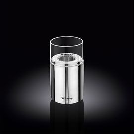 Candlestick WL‑551312/A, Colour: Silver, Centimetres: 8 x 13.5