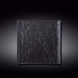 Square Plate WL‑661106/A, Color: Black, Centimeters: 21.5 x 21.5