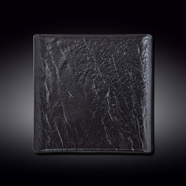 Square Plate WL‑661107/A, Color: Black, Centimeters: 27 x 27