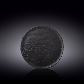 Round Plate WL‑661124/A, Colour: Black, Centimetres: 20.5