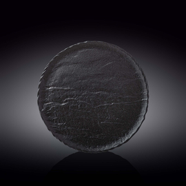 Round Plate WL‑661126/A, Colour: Black, Centimetres: 25.5