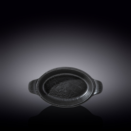 Oval Baking Dish WL‑661145/A, Colour: Black, Centimetres: 23.5 x 12.5, Millilitres: 300