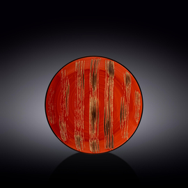 Round Plate WL‑668212/A, Colour: Red, Centimetres: 20.5
