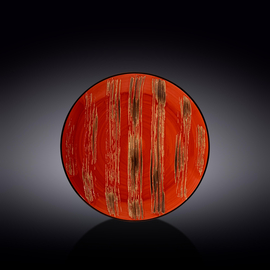 Round Plate WL‑668213/A, Color: Red, Centimeters: 23
