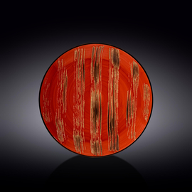 Round Plate WL‑668214/A, Colour: Red, Centimetres: 25.5