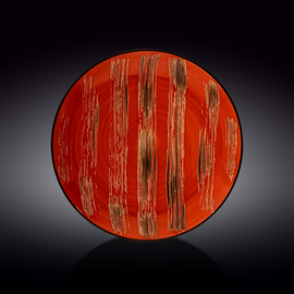 Round Plate WL‑668216/A, Colour: Red, Centimetres: 28