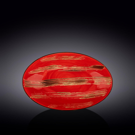 Oval Bowl WL‑668241/A, Color: Red, Centimeters: 30 x 19.5 x 7
