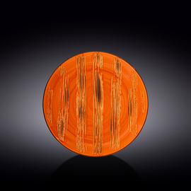 Round Plate WL‑668313/A, Color: Orange, Centimeters: 23