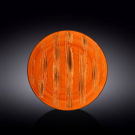 Round Plate WL‑668314/A, Color: Orange, Centimeters: 25.5