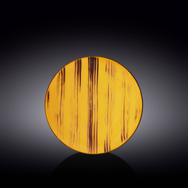 Round Plate WL‑668412/A, Colour: Yellow, Centimetres: 20.5