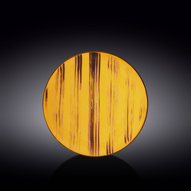 Round Plate WL‑668413/A, Colour: Yellow, Centimetres: 23