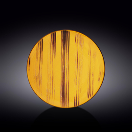 Round Plate WL‑668414/A, Colour: Yellow, Centimetres: 25.5