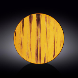 Round Plate WL‑668416/A, Colour: Yellow, Centimetres: 28