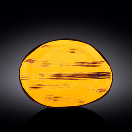Блюдо в форме камня 33x24,5 см WL‑668442/A, Цвет: Желтый, Размер: 33 x 24.5