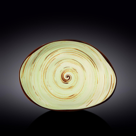 Stone Shape Dish WL‑669142/A, Color: Pistachio, Centimeters: 33 x 24.5
