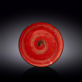 Round Plate WL‑669213/A, Colour: Red, Centimetres: 23