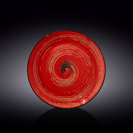 Round Plate WL‑669214/A, Colour: Red, Centimetres: 25.5